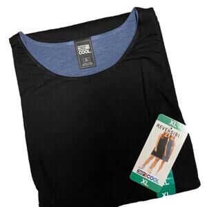 32 Degrees Ladies Dress Blue Black Reversible Size XL 16/18 NEW